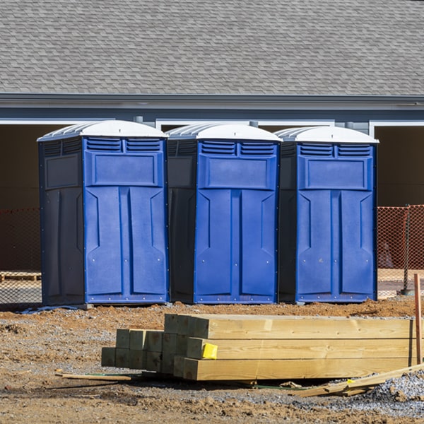 do you offer hand sanitizer dispensers inside the portable restrooms in Bradshaw West Virginia